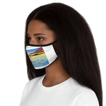 Load image into Gallery viewer, Sunset Silhouette- Fitted Polyester Face Mask