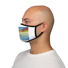 Load image into Gallery viewer, Sunset Silhouette- Fitted Polyester Face Mask