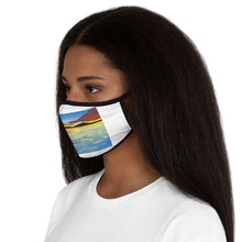 Load image into Gallery viewer, Sunset Silhouette- Fitted Polyester Face Mask
